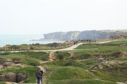 Photo of The Cliffs A memorial where the bombs dropped on the German Army. The area has been left as a memorial to the lives lost., Jack H - October 2008