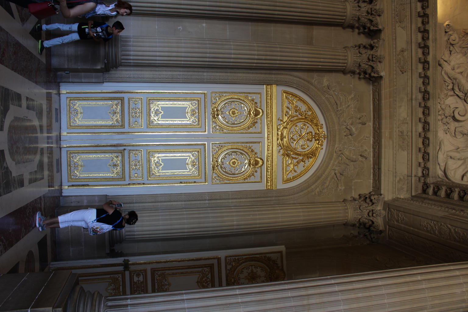 The entrance to the Castle at Versaille