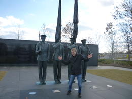 Photo of Air Force Memorial Honoring the Air Force. He is happy to be with his people :D, Irene - November 2012