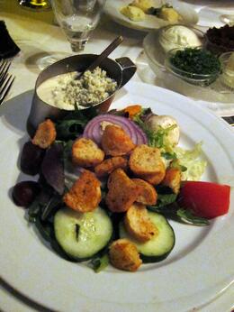 Photo of This is the best salad ever. Blue Cheese Dressing! Honestly - it's amazing., Jeff - October 2010