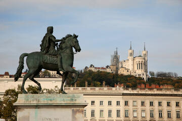 Place Bellecour, Rhone-Alpes, France