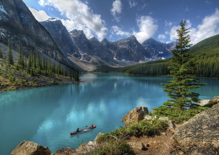 best moraine lake caption