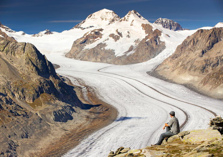 aletsch glacier ski tour