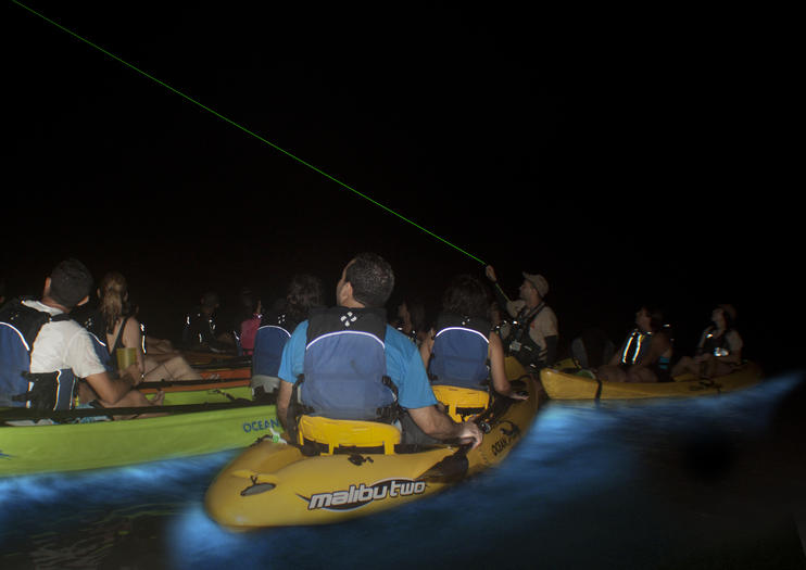 Kayaking at bioluminsecent bay