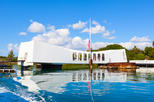 USS Missouri, USS Arizona Memorial, Pearl Harbor from Waikiki