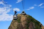 Christ Redeemer, Sugar Loaf and Corcovado Mountain from Rio