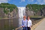 Montmorency Falls and Ste-Anne-de-Beaupré from Quebec