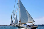 Classic Sailboat Sunset Sail