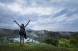 Hiking to Hule Volcanic Lagoon