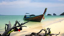 Cruzeiro ao pôr-do-sol em Railay e 4 ilhas com mergulho noturno com snorkel, Krabi
