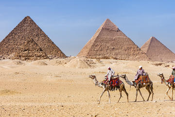 Cairo Giza Pyramids Desert Camel or Horseback Small-Group Ride