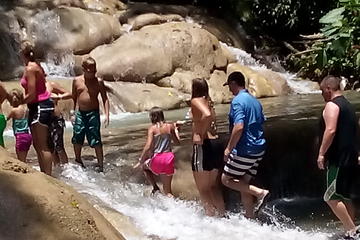 Private Double Waterfalls Tour  Montego Bay: Dunn's River Plus Blue Hole Falls
