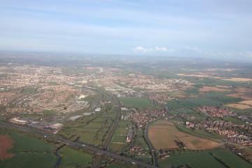 Sunrise or Sunset Champagne Hot Air Balloon Flight from Taunton