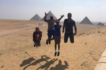 Day Tour to Giza pyramids Egyptian Museum Old Cairo and Khan El Khalili Bazaar