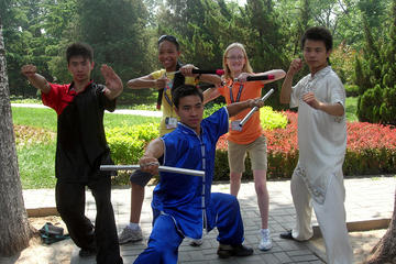 Small Group Tai Chi or Kung Fu Class plus Calligraphy Learning in Beijing