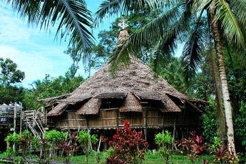 Sarawak Cultural Village from Kuching City