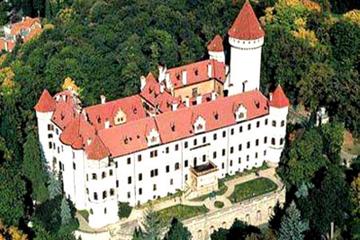 Konopiste Chateau and Nový Knín and Karlstejn Castle Private Tour from Prague