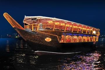 Abu Dhabi Dhow Dinner Cruise- Romantic Evening with Authentic Arabic Cuisine