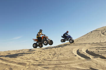 Best of Abu Dhabi Desert Safari Thrilling Quad Bike and 4W Dune Bashing