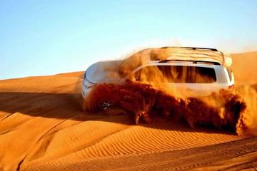 Morning Dubai Desert Safari with Dune Bashing & Sandboarding & Camel Riding