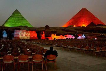 Private Tour to SOUND AND LIGHT SHOW AT THE PYRAMIDS