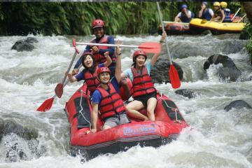 White Water Rafting, Spa Treatment and Beach Dinner from Bali