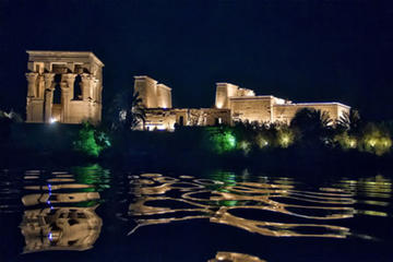 Aswan Philae Temple Sound and Light Show with Private Hotel or Port Transfers