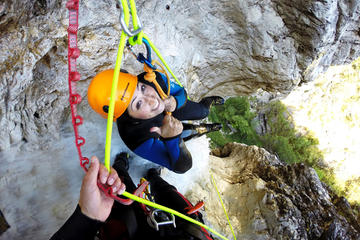 Soca Valley Adventure: Full Day Canyoning and White Water Rafting from Bled