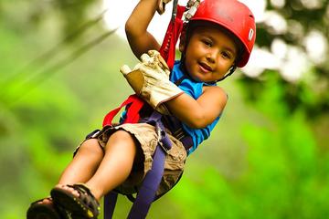 Full-Day Adventure Tour: Canopy Horseback Ride, Water Slide and Natural Hot Springs from Playa Flamingo