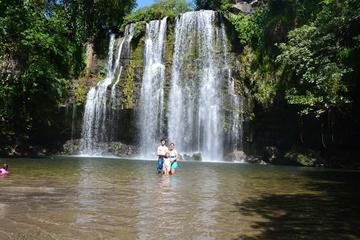 Miravalles Crater and Waterfalls from Playa Flamingo
