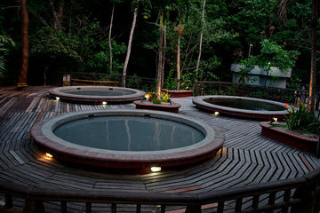 One Day Adventure: Natural Hot Spring with Mud Horseback Riding and Canopy Tour