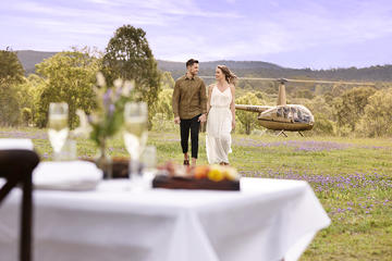 Australian Country Wine Tour in a chopper