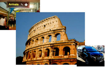 Free Arrival Private transfer from Rome Airport then Private Rome Full Day Tour Combo