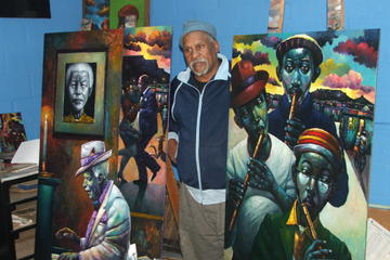 Private Tour: Meet South African Artists at their home studios Including Wine Tasting from Cape Town