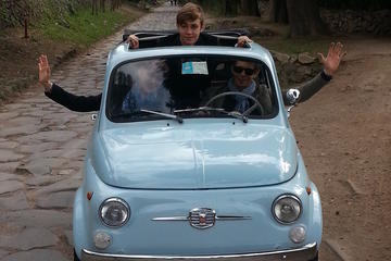 Classic Fiat 500 Rental in Rome