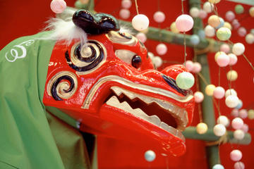 Traditional Japanese New Years Event on a Cruise Ship