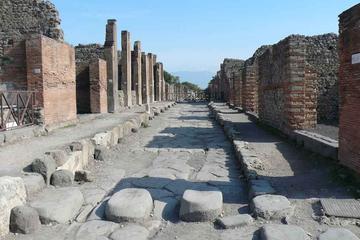 TRANSFER FROM NAPLES RAILROAD STATION TO SORRENTO VIA POMPEII