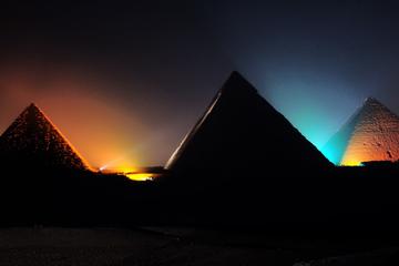 Giza Pyramids Evening Sound and Light Show from Cairo