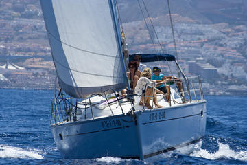 Tenerife 3-Hour Luxury Sail-boat Tour With Bath and Food on Board