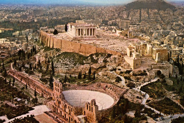 Tour privato di mezza giornata di Atene in minivan