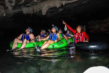 Xunantunich Cave Tubing and Zipline triple tour from San Pedro Ambergris Caye