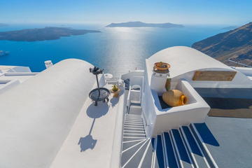Tour privato con 9 romantiche notti ad Atene, Santorini e sulla Costa