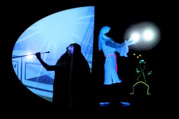 1-Hour HISTORY Best of Black Light Theater Show in Prague