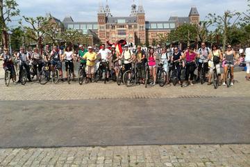 Visite historique en vélo en petit groupe à Amsterdam