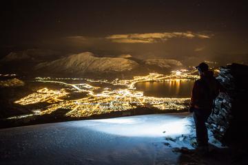 Night Ski Touring with Headlamps in the Sunnmøre Alps