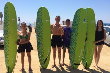 Surfing Lessons in Cabrera de Mar
