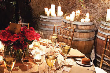 Romantic Candlelight Dinner and Wine in Tuscany