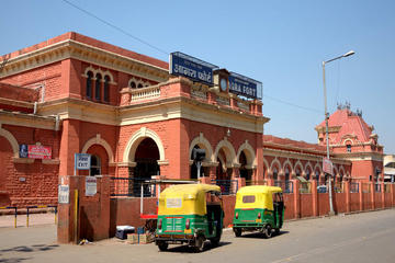 Arrival and departure assistance at Agra railway station , bus stand