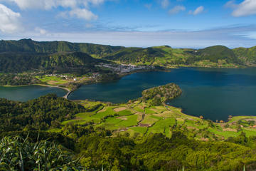 São Miguel West from Ponta Delgada with Setes Cidades