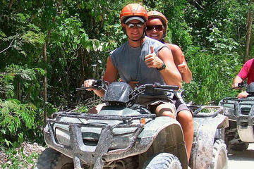 Akumal Full-Day Jungle ATV and Zipline Adventure Tour